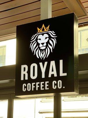 Royal Coffee Co. signage