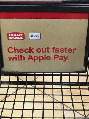 Cart ad for Apple pay