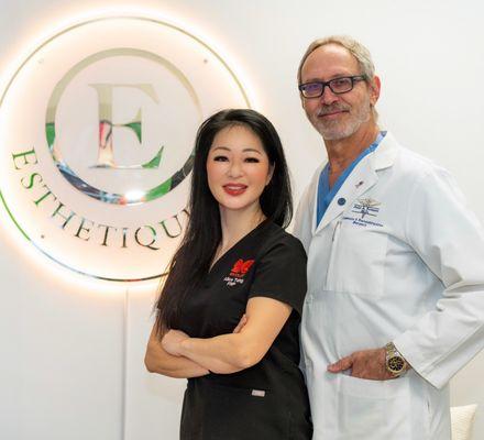 Dr Romano and Alice Tung FNP