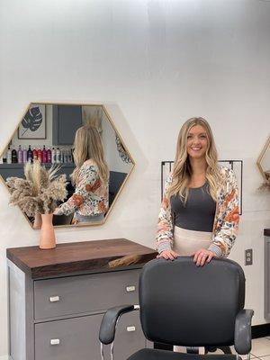 Meet Ashley Scholl! stylist, owner, and here to make all your hair dreams come true!