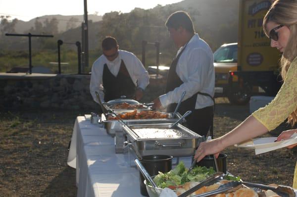 Buffet for one of our many weddings!!!