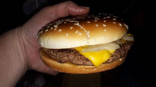 Quarter pounder ( better than the big Mac)