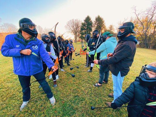 Archery Tag at Geneva Hills