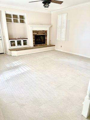 Family room tile