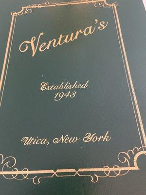 Menu cover