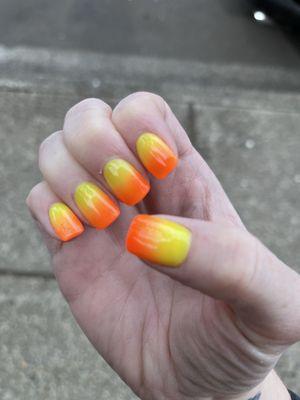 sunrise nails by hannah