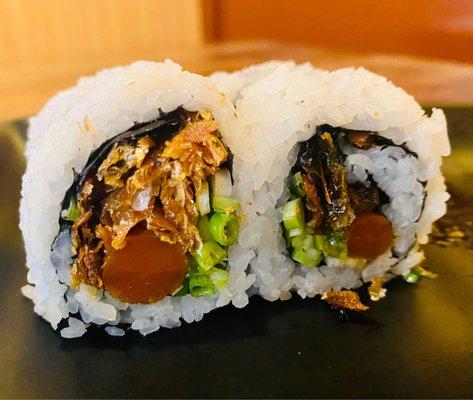 salmon Skin Roll $9 Good.