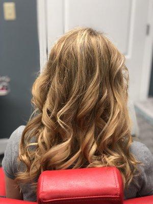 Balayage blonde