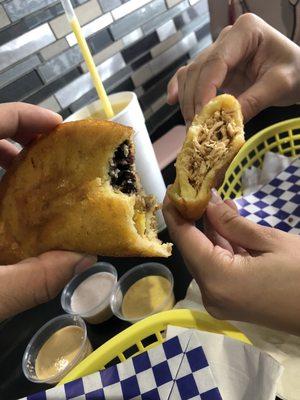 Chicken & Pabellon empanada