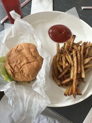 Classic Cheeseburger and Fries