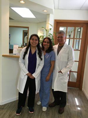 Dr. Lina Pulido, Mrs. Maria Isabel Pulido, and Dr. Hernando Pulido