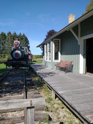 Train at the station