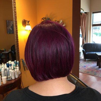 Love the color and haircut!