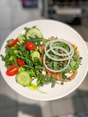 Smoke Salmon Toast