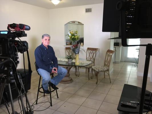 TV production in Ft.Meyers for TV Globo Brazil