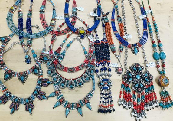 Beautiful handcrafted jewelry from Tibet,