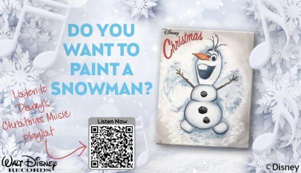 Paint with us AND listen along to Disney's Holiday Music! Signup at www.littlebrushes.com/Olathe