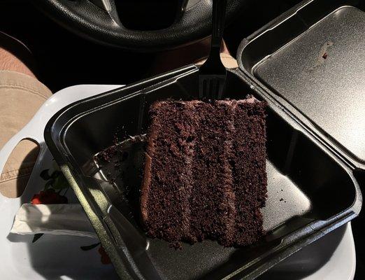 Fantastic Blackout Chocolate Cake togo!!!