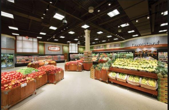 Grocery Store benefit from brighter isles, less heat, and less electricity