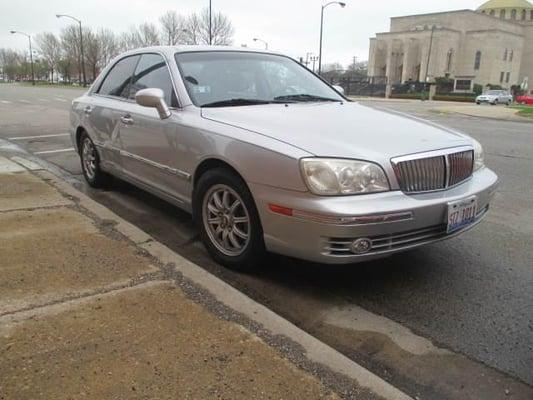 Passenger side damage.