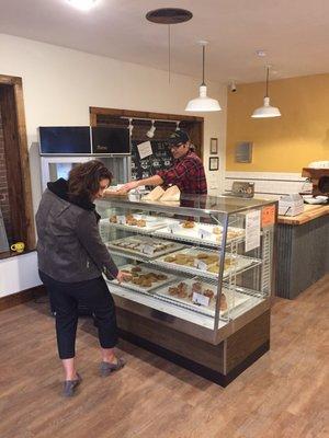 Pastry and bread selection