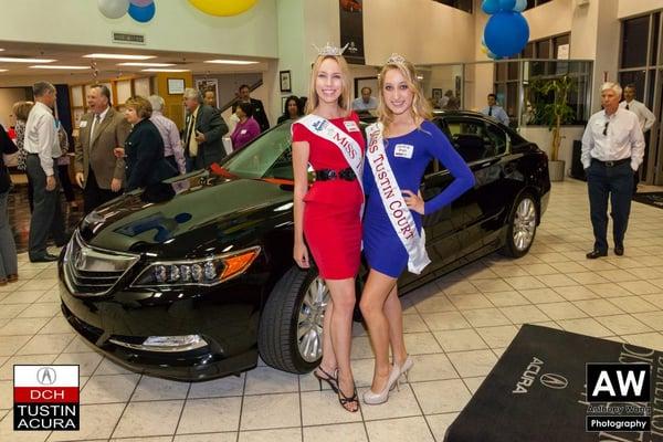 Acura RLX with Miss Tustin