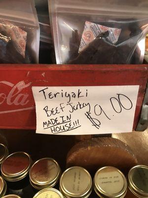 In house teriyaki jerky