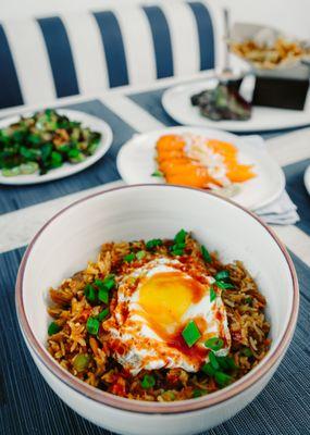 Duck Fried Rice at Waterfront Bar & Grill in Horseshoe Bay