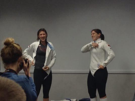 Hurley sisters; Olympic gold medalists