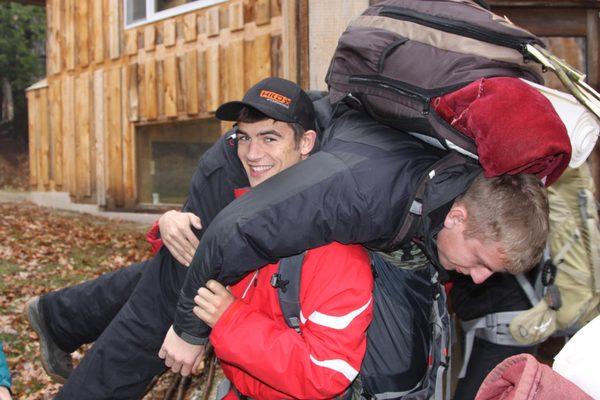 Interim gap year student on a Wilderness EMT course