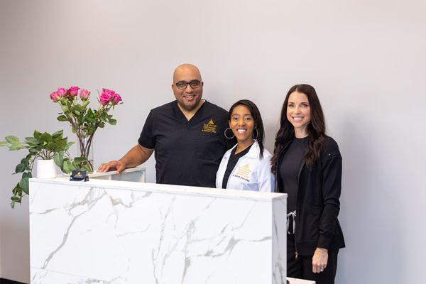 Dr. Salimah Jones, Nurse Erin, Chris - Office Manager