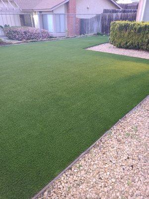 Turf installation