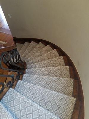 Custom stair runner