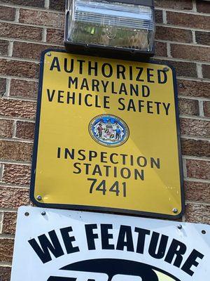 Absolute Auto Advances is a certified Maryland Inspection Station. Call us to inspect your vehicle today!