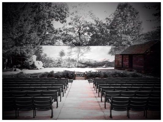 The stage for the Trail of the Lonesome Pine Outdoor Drama