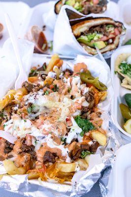 Carne asada fries