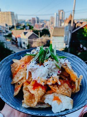 Crab Rangoon Nachos