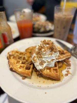 Apple Pie Waffles