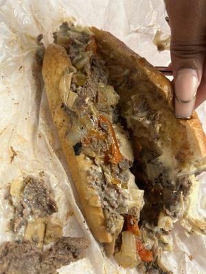 Mushroom Cheesesteak*