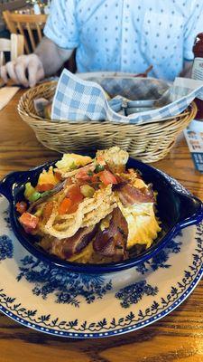 Hash brown bowl. Very good.  One Egg n' Bacon or Sausage One Egg n' Bacon or Sausage