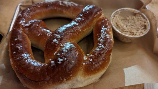 Sourdough pretzel