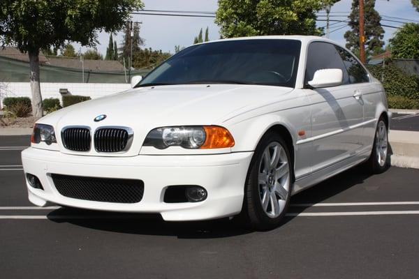 My E46 BMW Coupe that only gets serviced at Anaheim Hills Autocare.