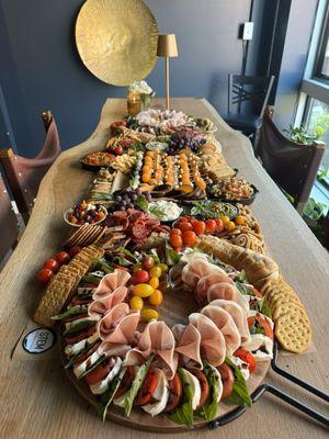 Charcuterie table