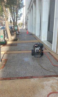 Southern Exteriors Pressure Wash & Renewal of Historical BTNB Bank Bldg