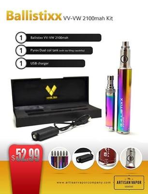 Ballistixx VV VW 2100mAh Kit