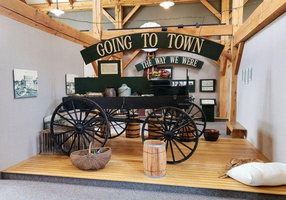 Carriage in Carriage Hill Metro Park Visitor Center