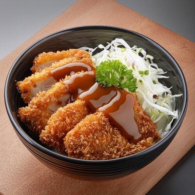 Donkatsu / 돈까스
 Fried pork loin coated w crispy panko