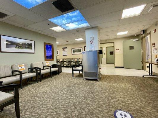 Radiation  Oncology waiting room