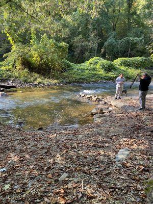 Creek behind the store :)