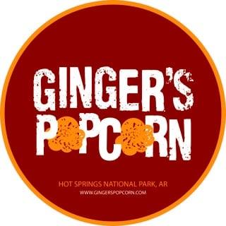 Ginger's Popcorn Official logo